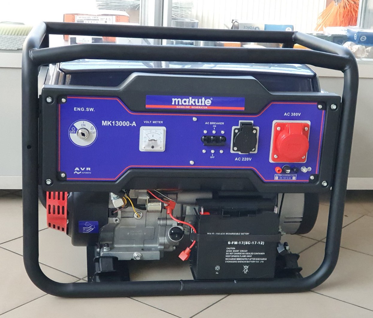 Генератор бензиновий 3-х фазний MAKUTE 9 кВт